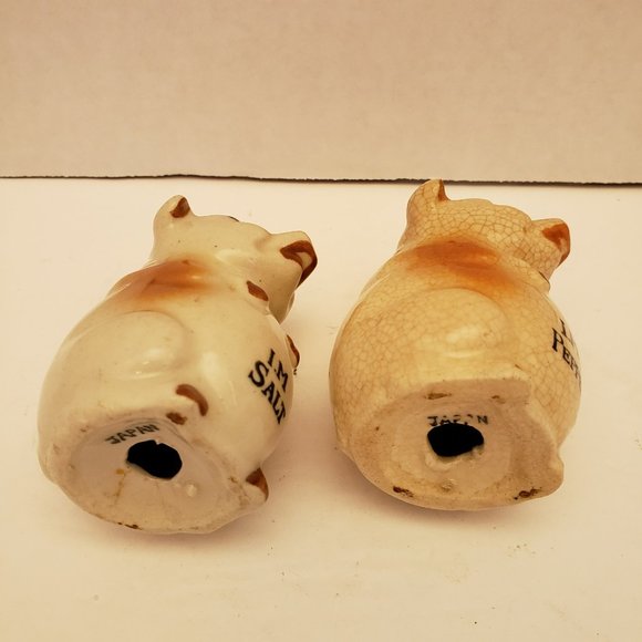Vintage Pigs Salt & Pepper Shaker Set - Picture 5 of 6